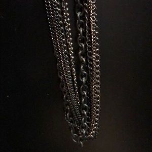 multi chained heavy necklace